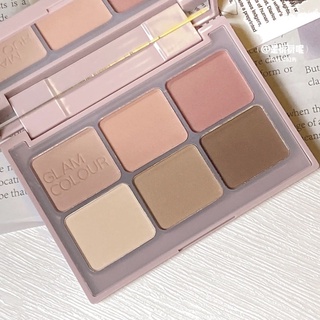 [GLAM COLOUR] Bảng mắt 6 ô Glam Colour (GC123)
