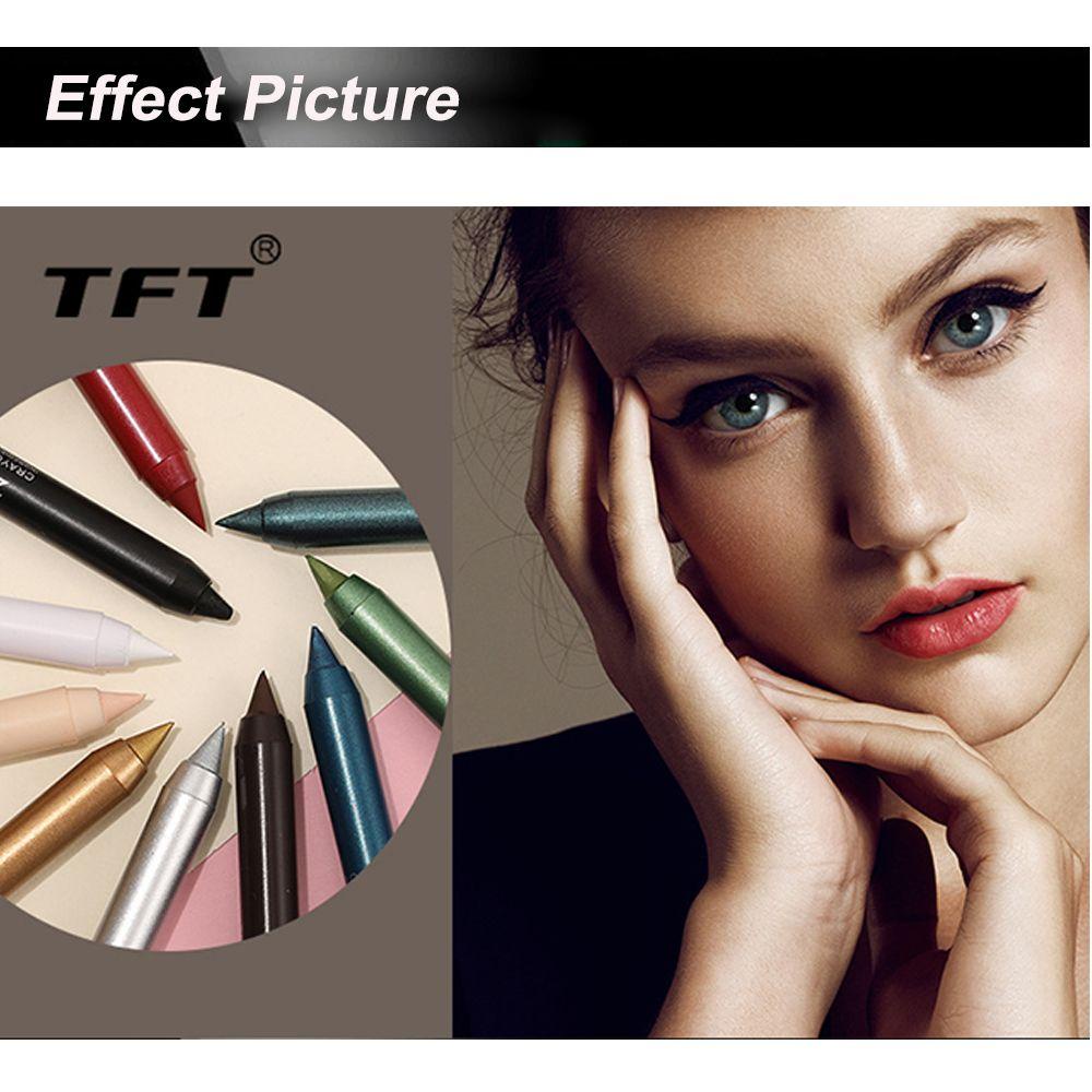 Bút Kẻ Mắt Dạng Gel 10 Màu Tùy Chọn Chống Mồ Hôi Mới Mịn Trang Điểm Mịn Màng