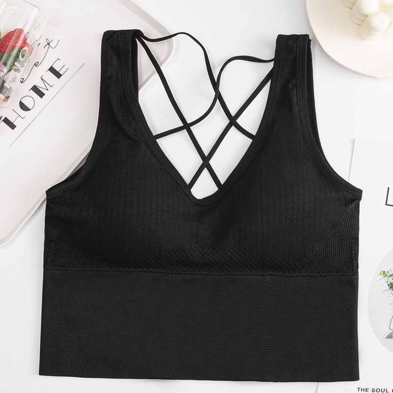 [Mã FAMAYWA giảm 10K đơn 50K] (6539) Áo Croptop hở lưng thể thao tập gym yoga | BigBuy360 - bigbuy360.vn