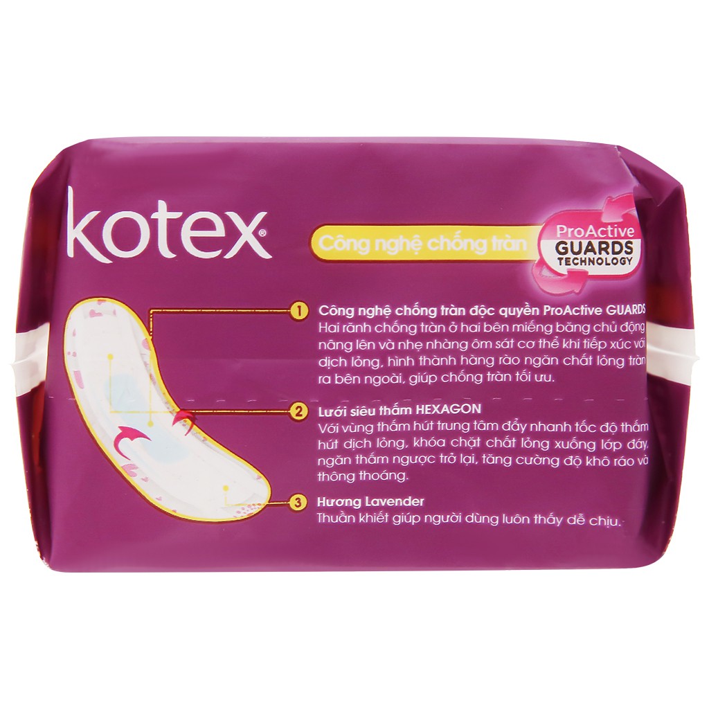 Băng vệ sinh Kotex Pro siêu mỏng không cánh 8 miếng