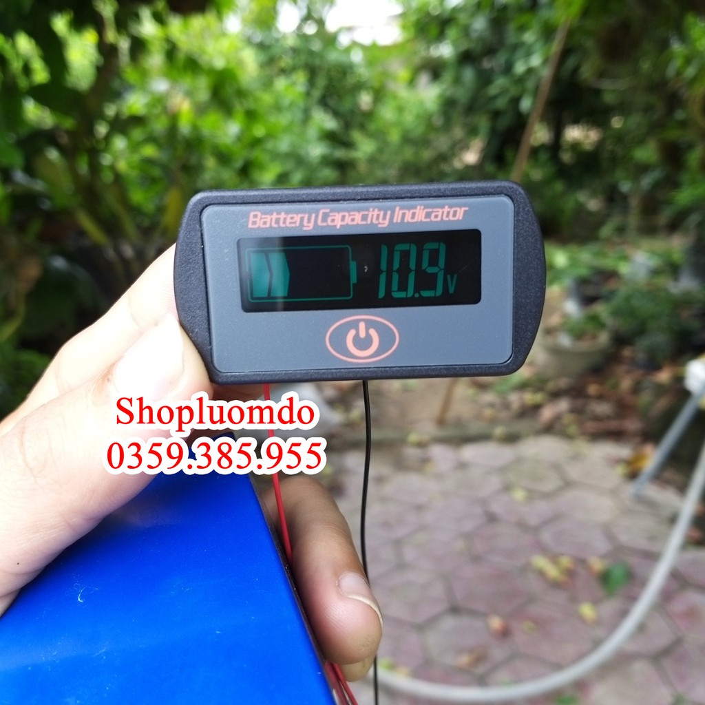 Đồng Hồ Báo Pin đa năng 1s đến 16S, acquy 12-24v, pin sắt