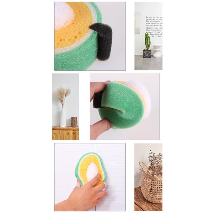 Miếng Bọt Biển Rửa Bát Hình Trái Cây Dễ Thương Tiện Dụng