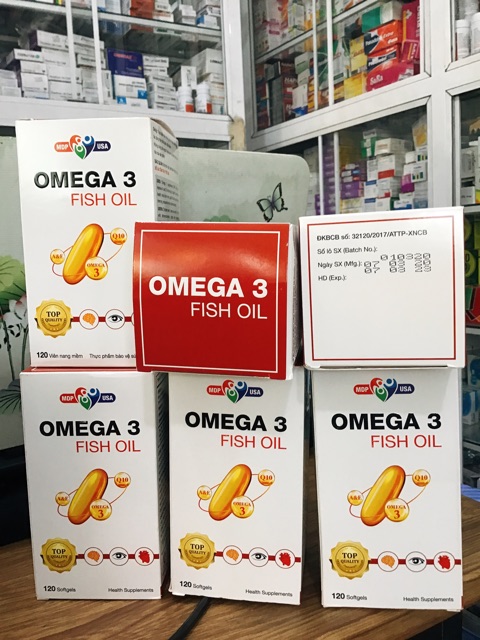 VIÊN UỐNG OMEGA 3 FISH OIL 120v | Thế Giới Skin Care