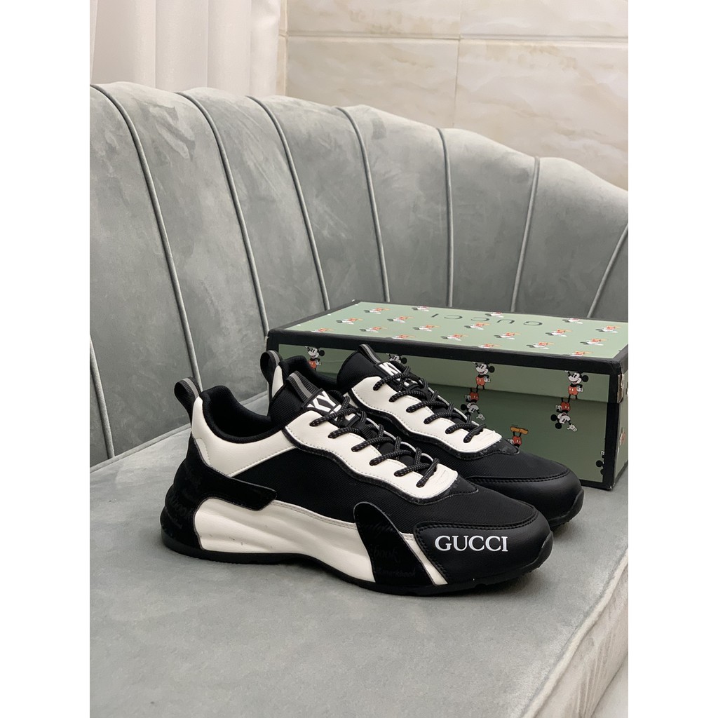Giày thể thao nam da thật GUCCI GG GC thiết kế tiện lợi và thoải mái, sản phẩm thu hút mọi khách hàng