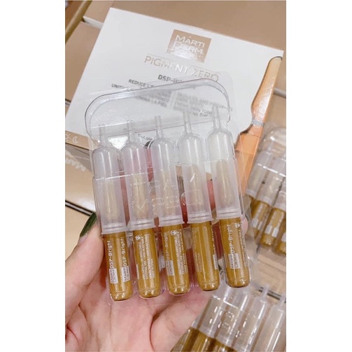 Tinh chất Dưỡng Sáng Đều Màu Da, Giảm Đốm Nâu Marti.Derm Pigment Zero DSP Bright