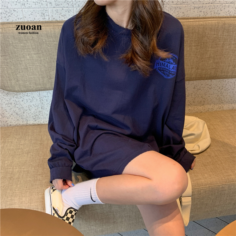 Áo Sweater Nữ Dài Tay Dáng Rộng Xẻ Tà Thời Trang