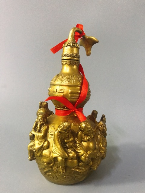 HỒ lô bát tiên cao 28 cm bằng đồng nguyên chất, Hồ lô phong thuỷ cải vận | BigBuy360 - bigbuy360.vn