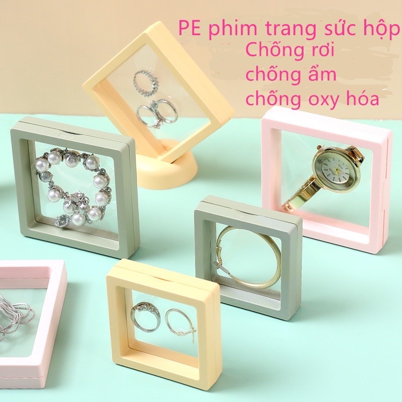 Hộp Đựng Trang Sức Trong Suốt Màng PE Chống Oxy Hóa Tiện Dụng