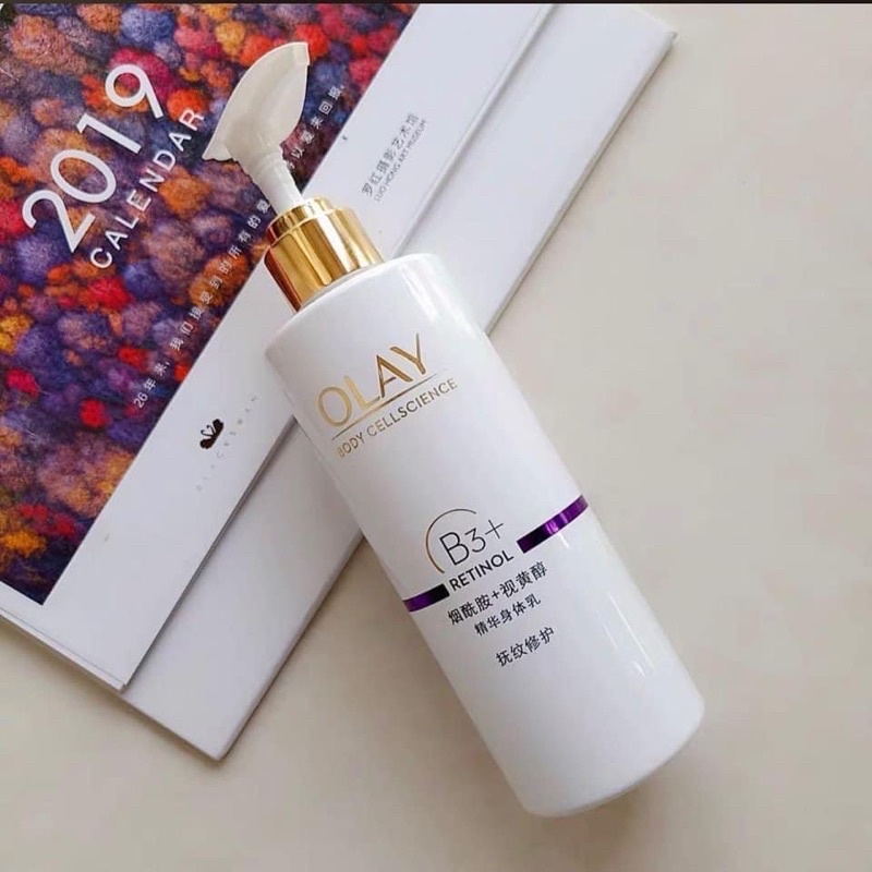 SỮA DƯỠNG THỂ TRẮNG DA OLAY B3 + RETINOL 250m( mẫu mới)