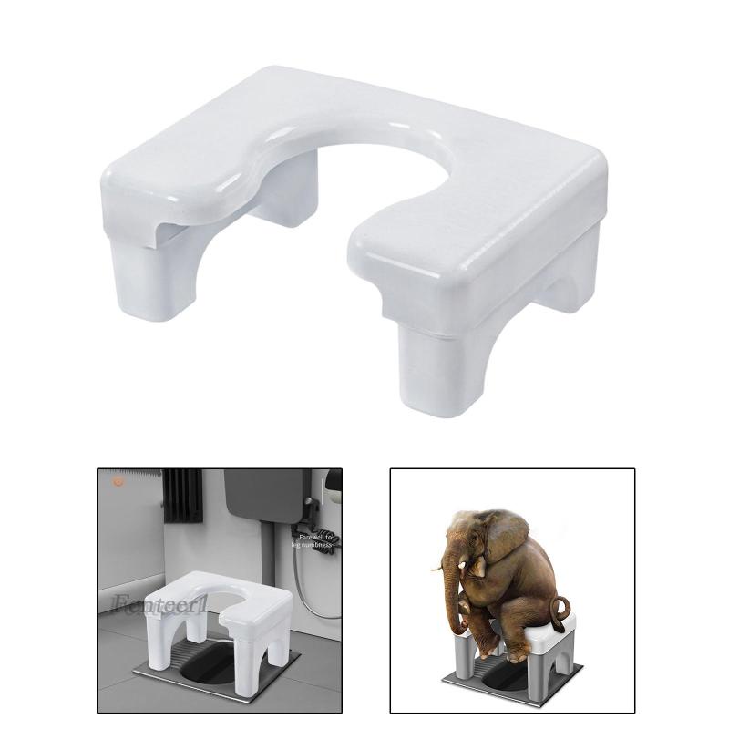 [Fenteer1] Ghế Ngồi Toilet Di Động Ổn Định Dễ Lau Chùi Cạnh Tròn Không Trượt Cho Phòng Tắm Khách Sạn Ngoài Trời