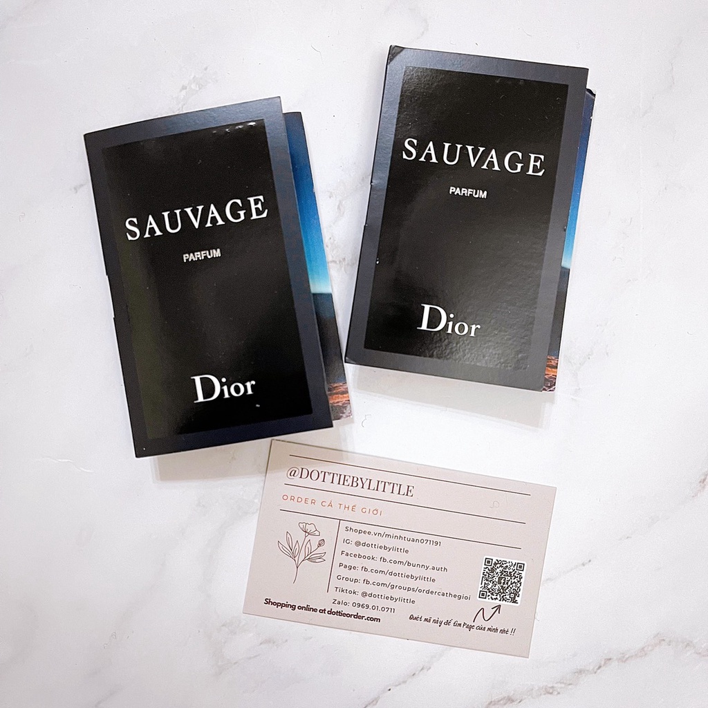 Vial nước hoa Dior Sauvage