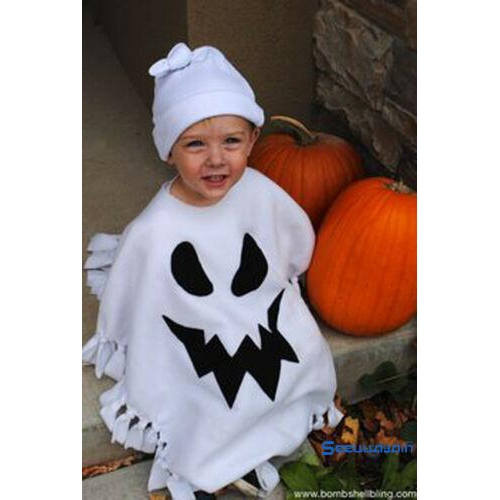 Set áo choàng + mũ hóa trang Halloween ngộ nghĩnh cho bé