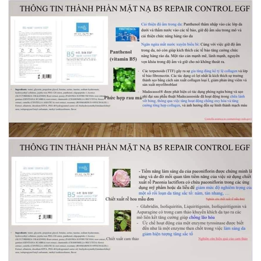 MẶT NẠ LÀM DỊU DA B5 REPAIR CONTROL EGF