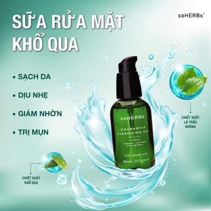 Sữa Rửa Mặt Khổ Qua soHERBs 80ml | BigBuy360 - bigbuy360.vn