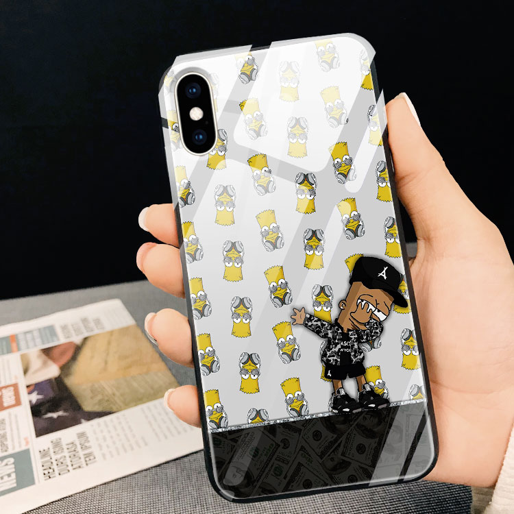 Ốp Lưng Điện Thoại Ip6S Hình Simpsons_ Sang Trọng MYCASE Cho Iphone 12/11/Pro/Max/X/Xs/Max/Xr/7/8/Plus/Se/2020