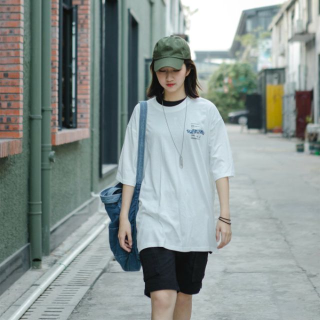 Áo thun tay lỡ Unisex dạng cặp WORLD AS OCEAN