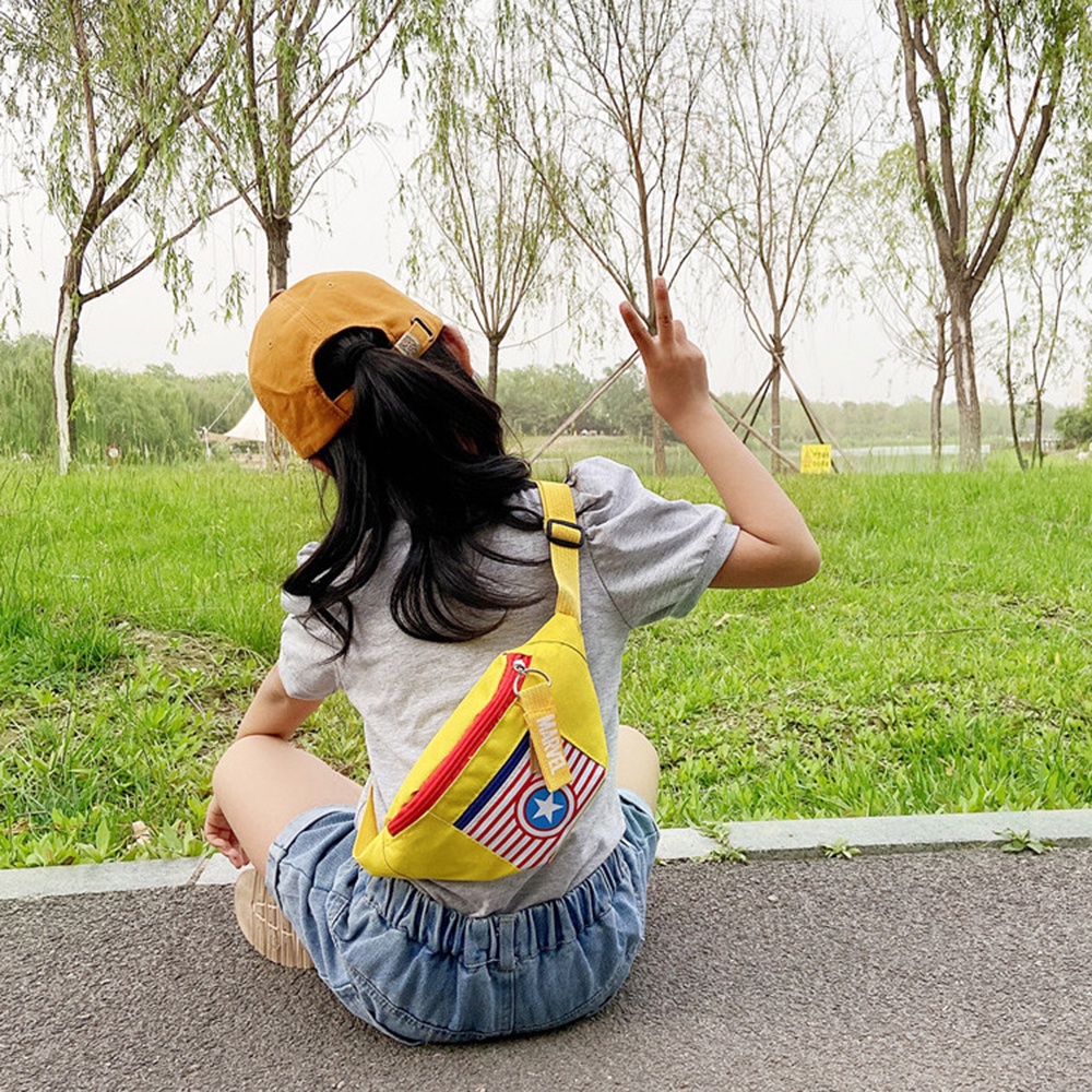 Marvel Túi Đeo Chéo Họa Tiết Hoạt Hình Siêu Anh Hùng Dễ Thương Cho Bé