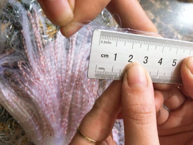 Chài đánh bắt cá bằng cước chân chì mắt lưới dài 3cm - ĐỒ CÂU PHÍA BẮC - S9