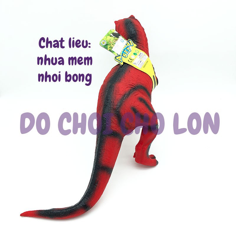 Đồ chơi khủng long bạo chúa Tyrannousaurus bằng nhựa mềm nhồi bông có nhạc(Hàng Sẵn)