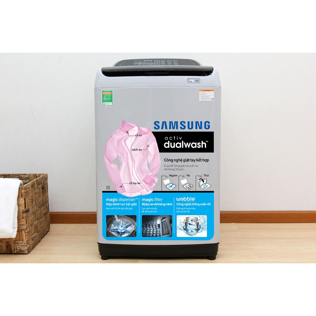 Máy giặt Samsung 8.5 kg WA85J5712SG/SV