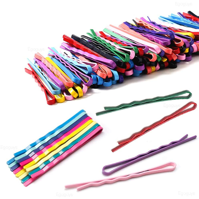 Bộ 50 chiếc kẹp tăm dạng gợn sóng đơn giản cho nữ