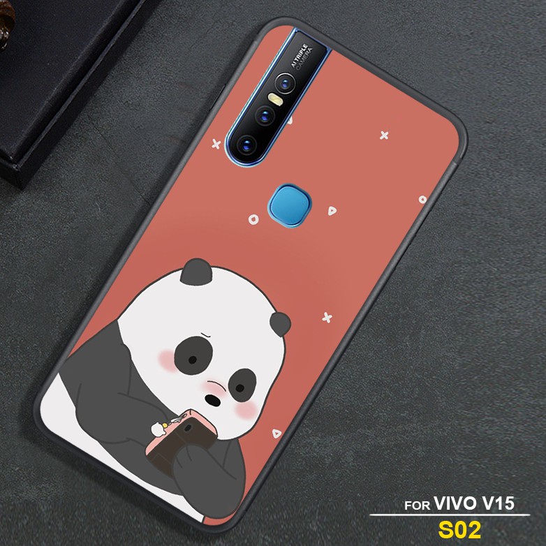 ỐP LƯNG VIVO Y15 - VIVO Y15 PRO IN HÌNH GẤU CỰC ĐẸP - SIÊU BỀN - GIÁ RẺ