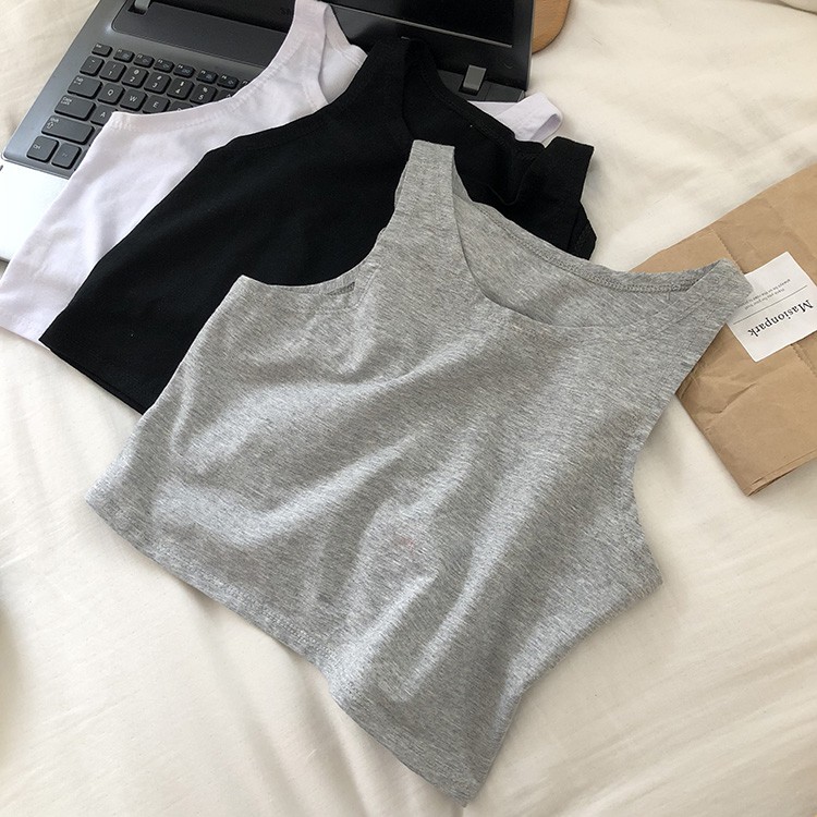 Xiaozhainv Áo lót eo cao thời trang Hàn Quốc cá tính cho nữ