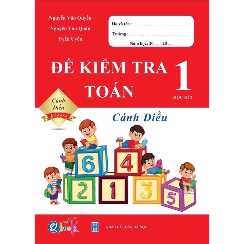 Sách - (Combo 2 tập) Đề Kiểm Tra Toán 1 - Cánh Diều