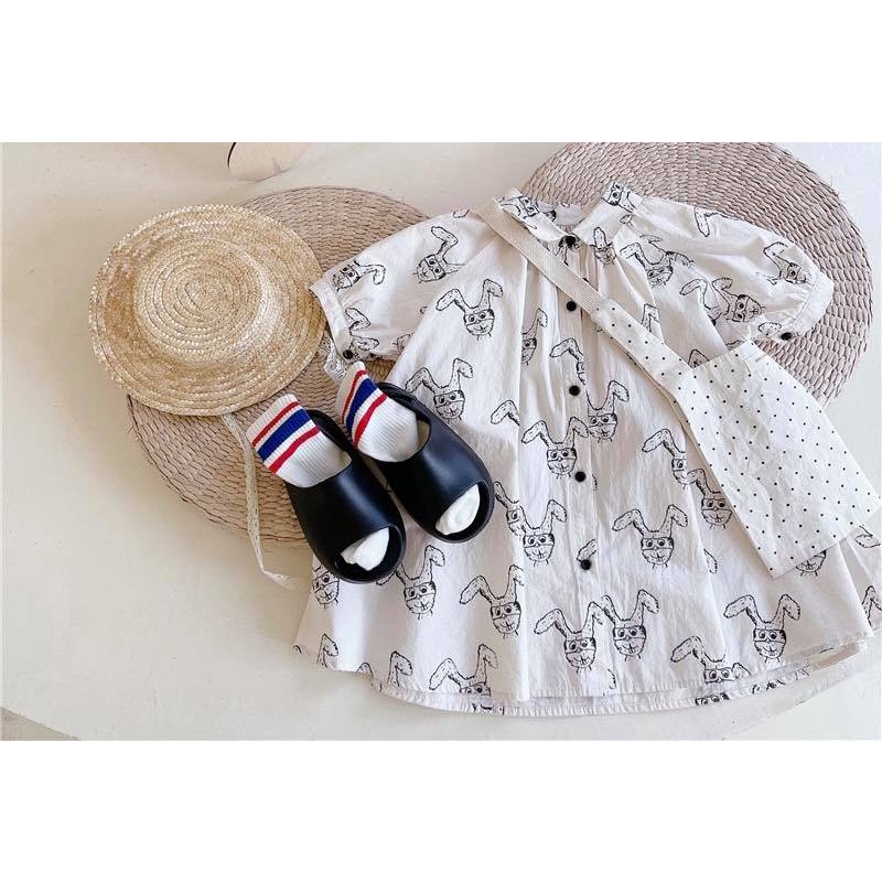 VÁY RABBIT THỎ ĐEN ĐÁNG YÊU CHO BÉ