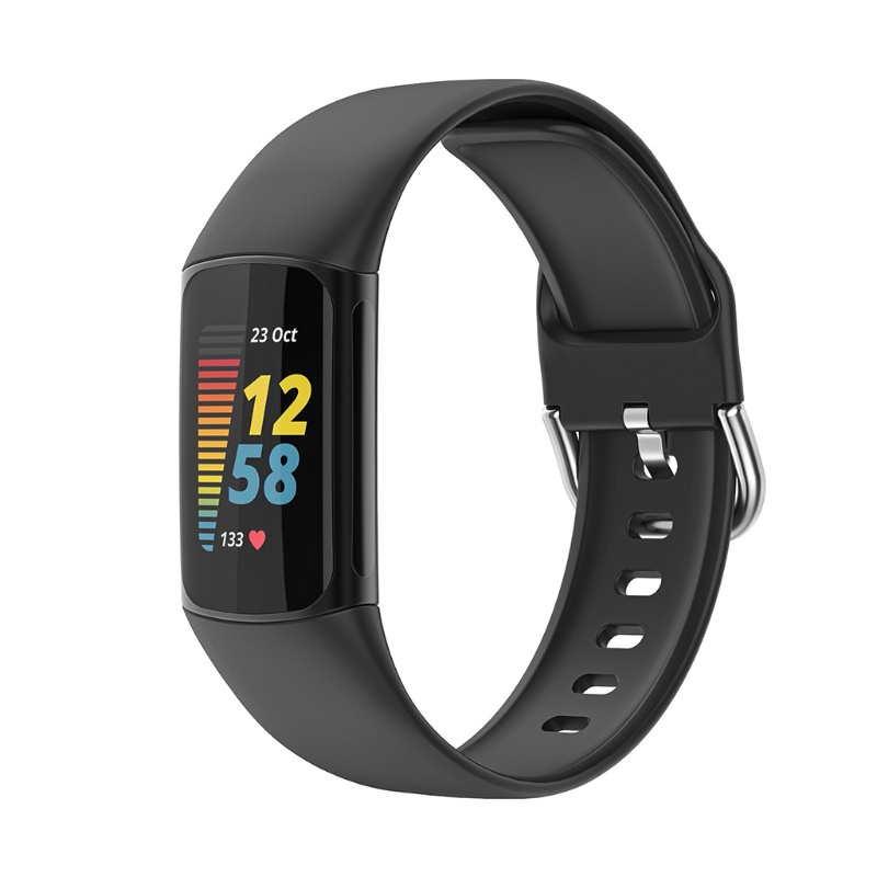 Dây đeo silicon chống mồ hôi cho đồng hồ thông minh Fitbit-Charge 5