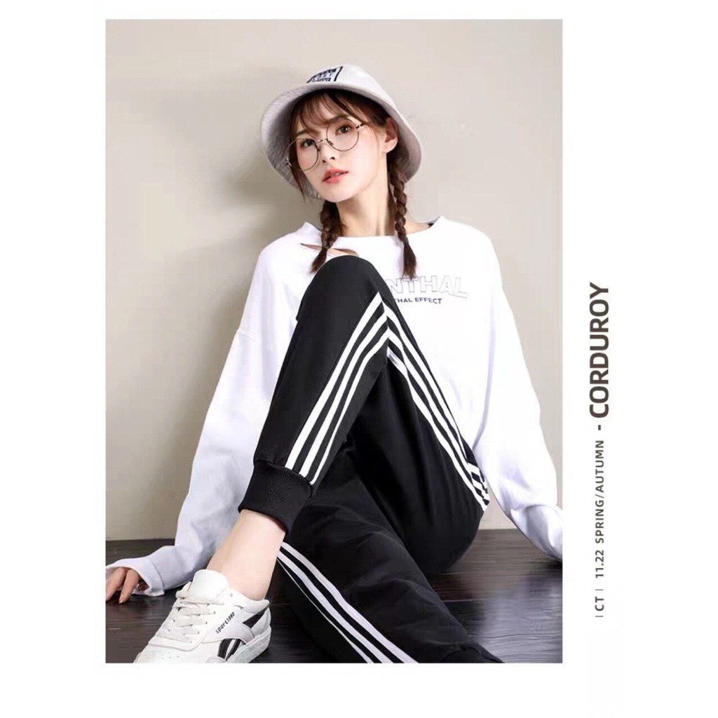 [SIÊU HOT]Quần jogger ZUKABEO 3 SỌC CHÂN BO siêu đẹp chất nỉ bông dày dặn nam nữ bao chất