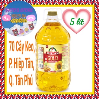 Dầu ăn cao cấp Meizan Gold chai 5L - Dầu thực vật cao cấp Meizan Gold can 5 lít