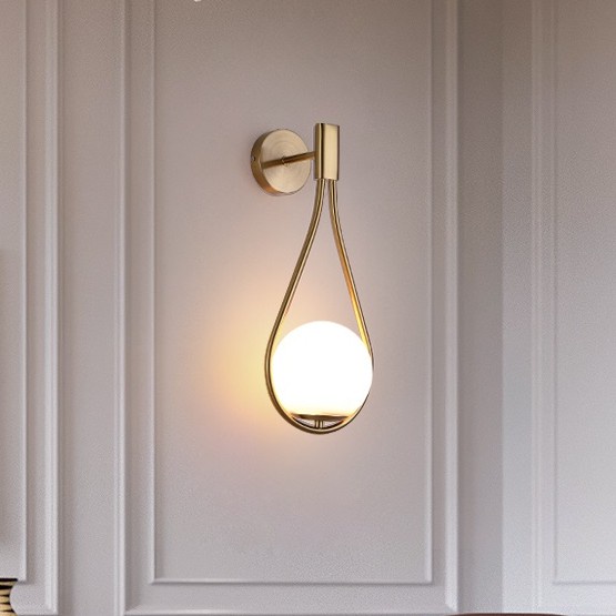 Đèn tường cao cấp MATA hình giọt nước kèm bóng LED trang trí cầu thang, phòng ngủ