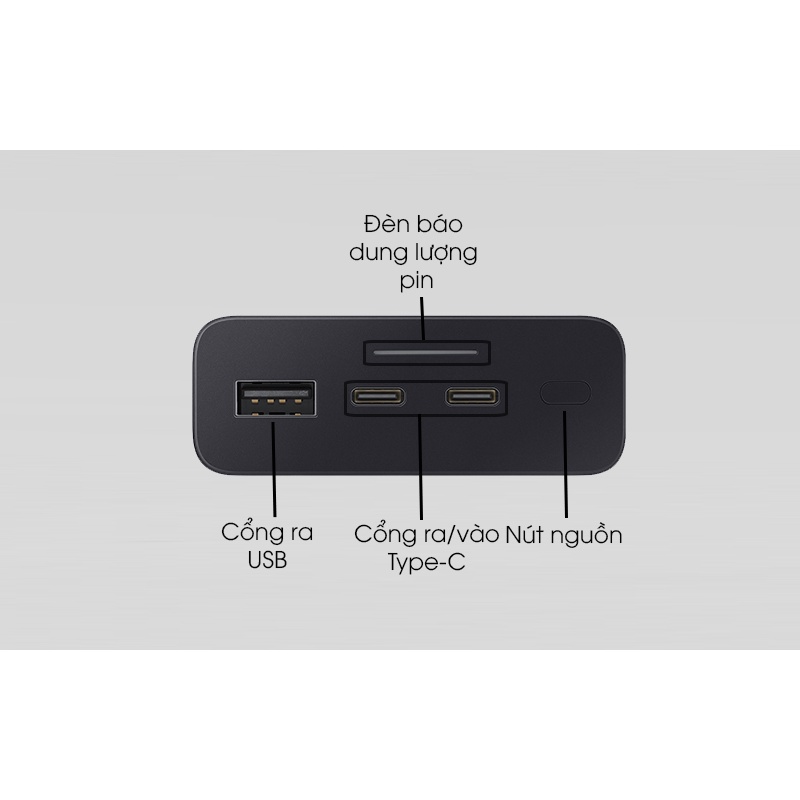 Pin sạc dự phòng Polymer 20.000 mAh Type C PD Samsung EB-P5300