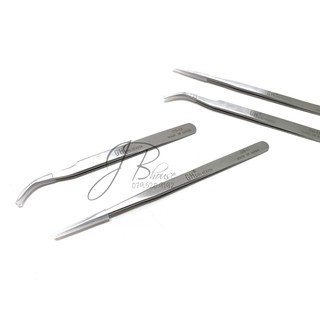 Nhíp Nối Mi Inox [Cong/ Thẳng]