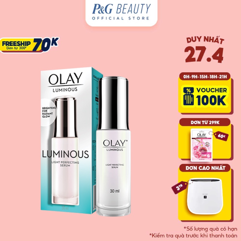 Essence Dưỡng Trắng Da Olay White Radiance Advance Light Perfecting 30ml