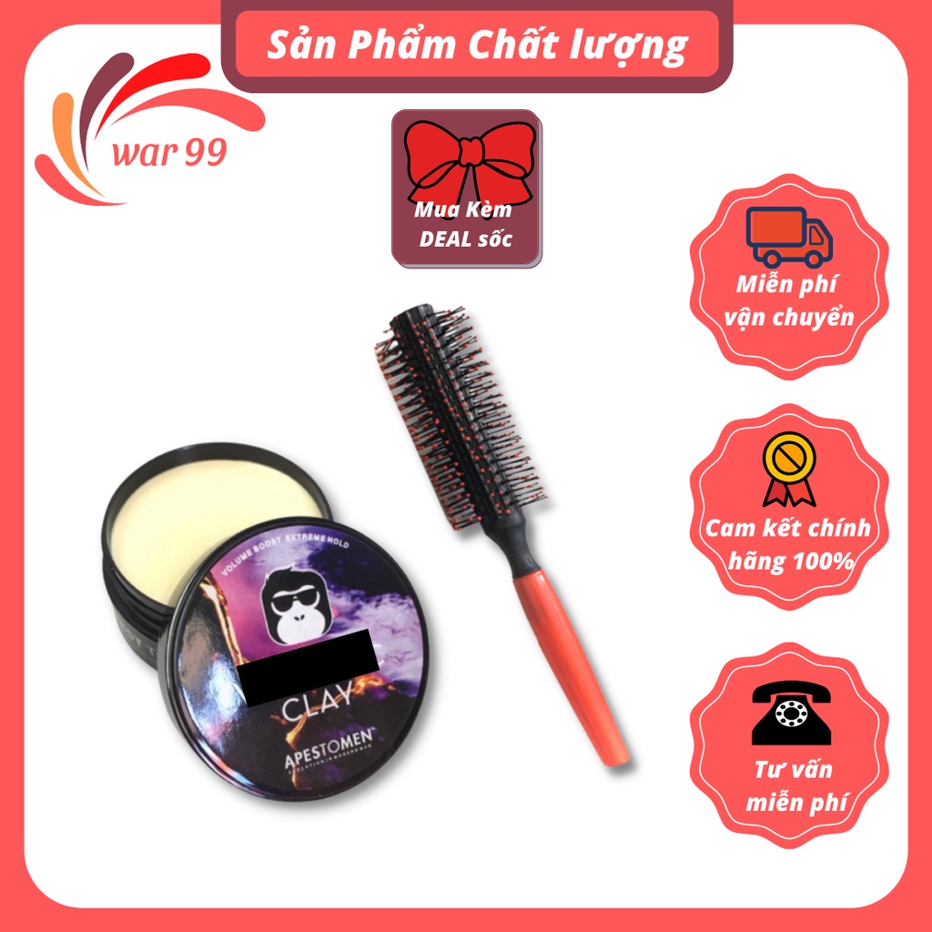 Gôm xịt tóc nam tạo kiểu giữ nếp LUXURIOUS kèm sáp vuốt tóc nam tặng lược tp01