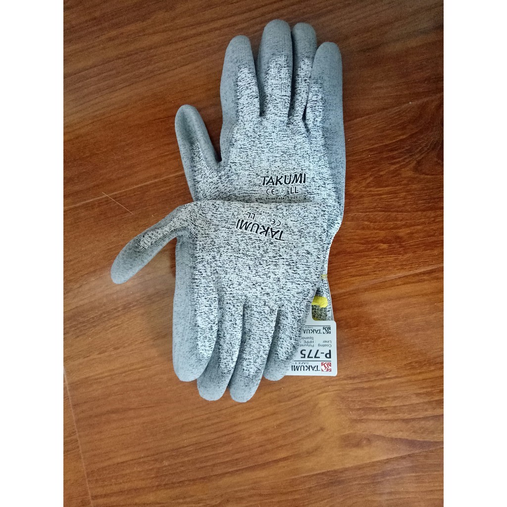 Găng Tay Chống Cắt TAKUMI P-775- Hàng sẵn- Chính hãng