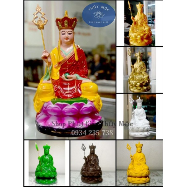 Tượng Ngài Địa Tạng Vương Bồ Tát - cao 17cm