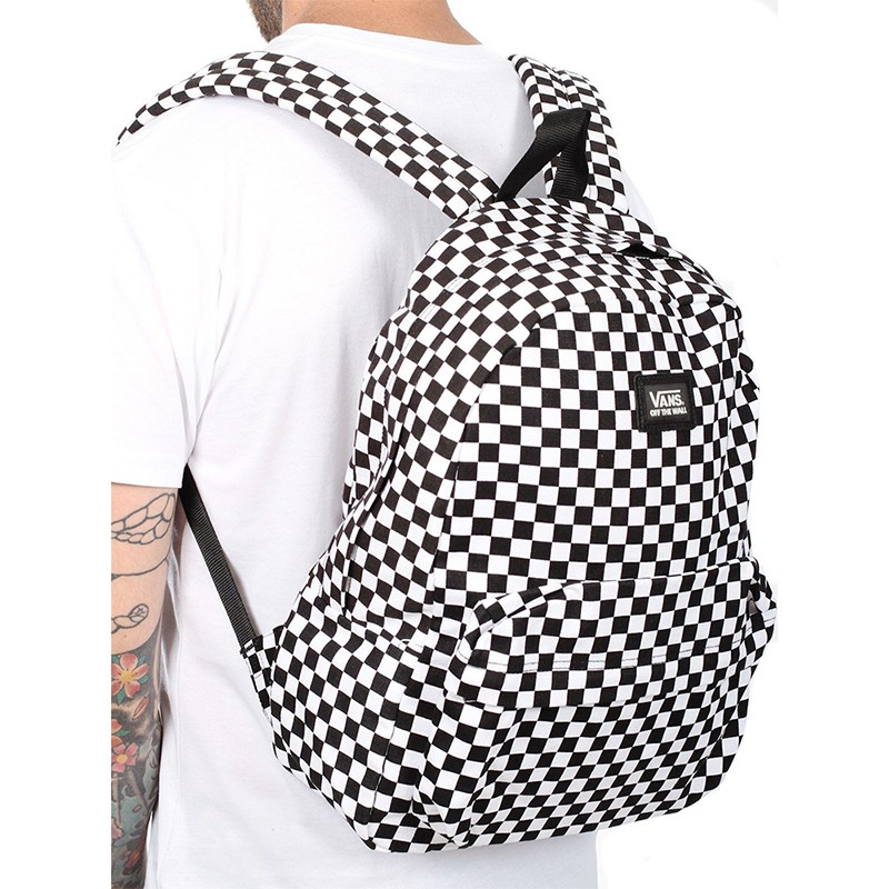 Balo Vans [ FULL TEM ] Balo Vans Old Skool Checkerboard Backpack - Thiết kế độc đáo phù hợp Nam và Nữ CHỐNG NƯỚC TỐT