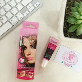 Serum dưỡng, căng mọng môi Eveline Hyaluron