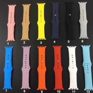 [ Dây Đồng Hồ Seri 1/2/3/4] Apple Watch Silicone