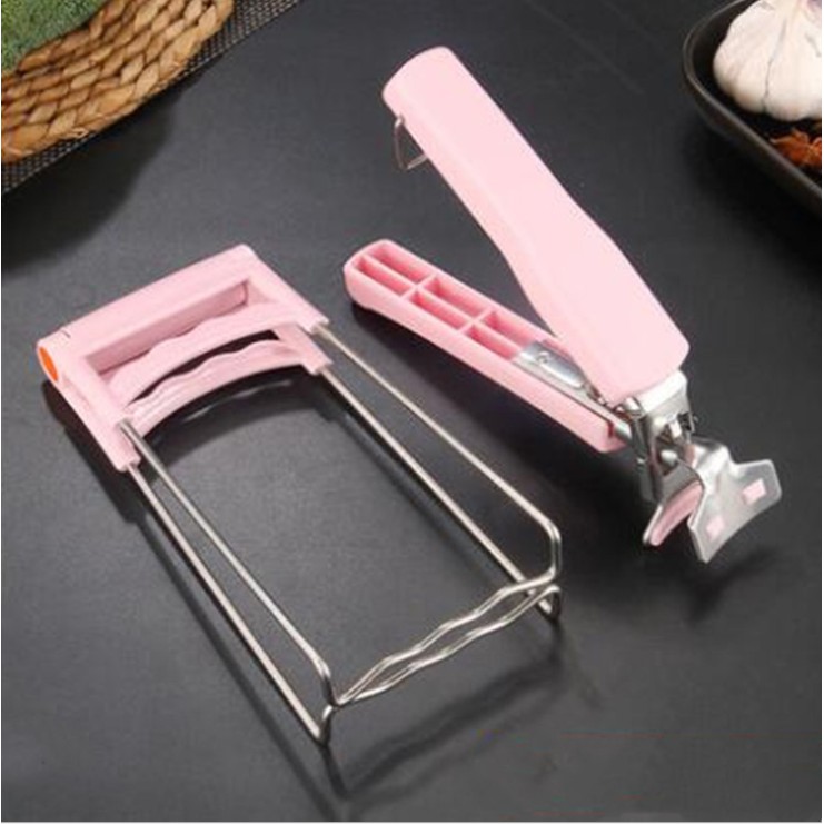 Sét 2 kẹp Inox lấy đồ nóng đa năng (IN41 và IN21) Giao mầu ngẫu nhiên số lượng theo lựa chọn