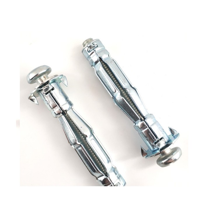 Tắc Kê Sắt, Vít Nở Sắt, Combo 10 con Bulong Nở Sắt 4mm, 6mm Chiều Dài 37mm, 38mm, 46mm, 52mm Lắp Trần Thạch Cao, Bê Tông