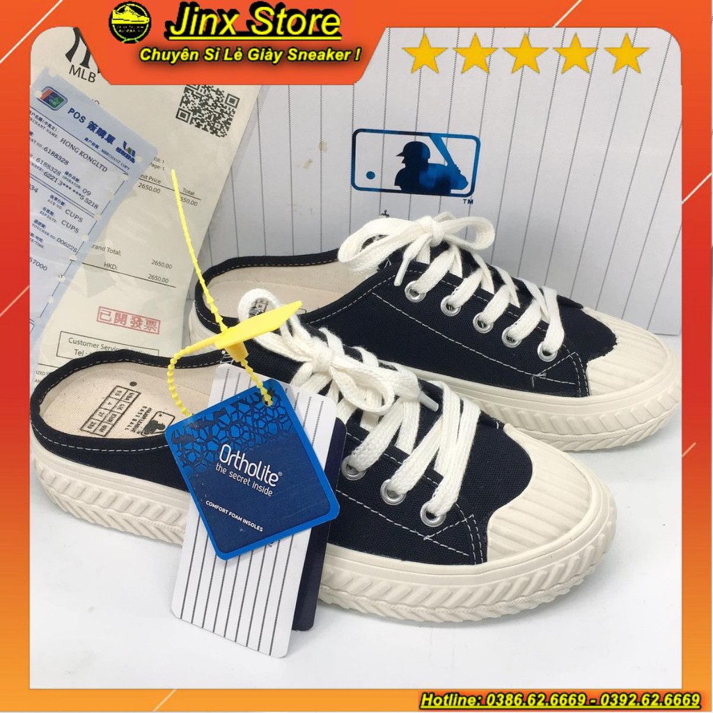 [ FREE SHIP ] Giày thể thao sneaker trắng M L B ĐẠP GÓT full size, full bill box hàng 1:1