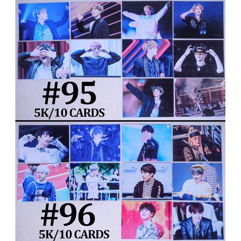 (Có sẵn) Sale set card  SUGA BTS 6 | BigBuy360 - bigbuy360.vn