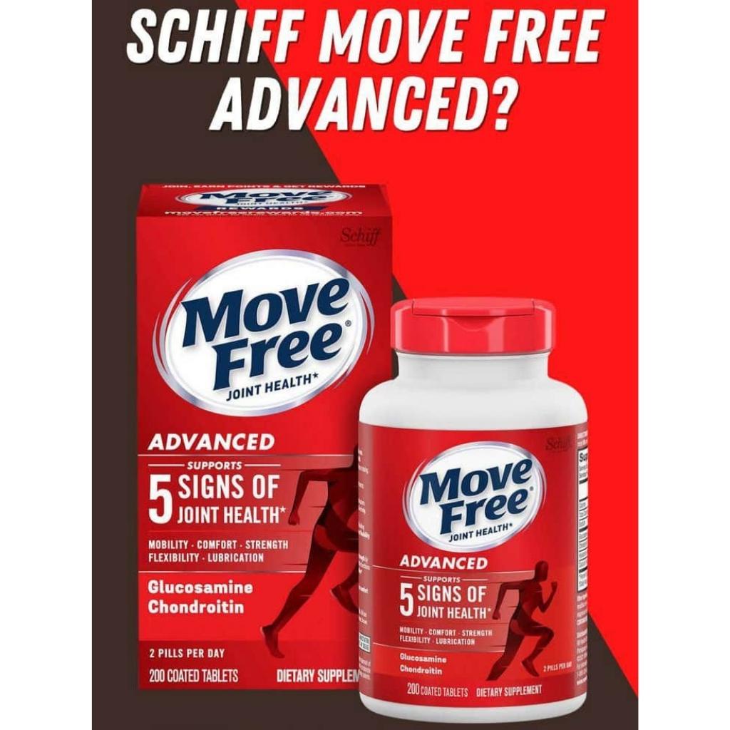 Viên Uống Hỗ Trợ Xương Khớp Schiff Move Free Joint Health 200 Viên