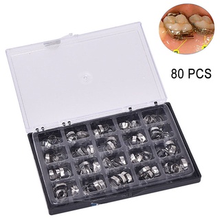 Hộp 80 dụng cụ chỉnh hình răng miệng 16-35# bằng thép không gỉ
