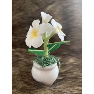 chậu hoa sứ mini bằng đất sét