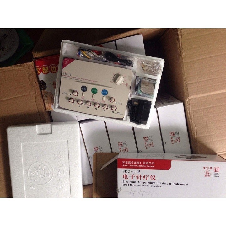 MÁY ĐIỆN CHÂM CHÂM CỨU HOA ĐÀ HWATO SDZ II ĐỎ NEW - MÁY ĐIỆN CHÂM